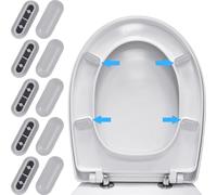 4 Pieces Accessorio Per Sedile WC Paraurti Del Coperchio Paracolpi Water