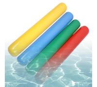 4 Pieces Inflatable poolNoodle Set - Floating Water Play Tubes, Soft Air Filled Swim Floats, Portable Summer poolAccessories | Outdoor poolGames, Beach Holidays, Lake Recreation, River Adventures,