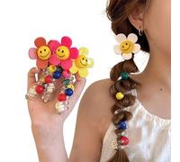 4 Pieces No Damage Soft Elastic Spiral Hair Ties for Thin Hair, Spiral Hair Ties for Women & Girls, Soft Elastic Spiral Hairs Ties (#4)