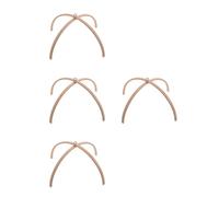 4 Pieces Supporto Per Campanello Vento in Bambù Kit Telaio Mobile Asilo Nido