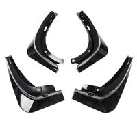 4 Pieces Universal Mudguards Parafanghi In Plastica Per Tesla Model Y 2021 2022 2023 2024 Set Da 4 Pezzi Colore Fibra Di Carbonio Nero E Bianco(MY black)