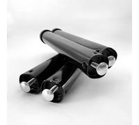 4 Piedi rete letto in metallo con gommino antiscivolo, ricambio misura 10-40cm