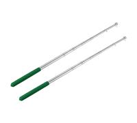 4 Piedi Telescopiche Portatile Aste Portabandiera,2pz Inossidabile Acciaio,Verde