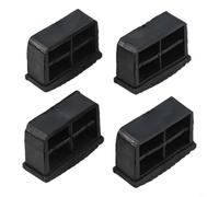 4 piedini di ricambio per scale in gomma antiscivolo per scale pieghevoli e ingegneristiche, progettati per ridurre lo scivolamento e proteggere le superfici del pavimento