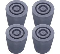 4 piedini in gomma da 24 mm per sedia da doccia e bastone, accessori professionali durevoli e affidabili, design per lavori fai da te