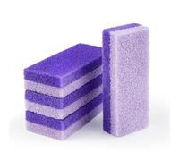 4 pietre pomice per piedi e talloni, calli e pelli morte (viola)