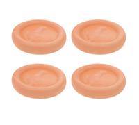 4 pietre rotonde in terracotta per scaldare il pane - Scaldapane per conservare