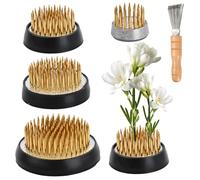 4 Piezas Rana Flor Redonda, Arreglo Floral Redondo, Rana Arreglo De Flores, Herramienta Fija Flor Rana, Ikebana Kenzan, para Arreglos Florales, Arte, Decoración de Hogar (23mm/36mm/43mm/54mm)