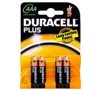 4 PILE DURACELL BATTERIE MINI STILO AAA LR03 MN2400 ALCALINE 1,5 V