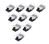 4 Pin 10 millimetri Solderless LED Strip Light Connettori per RGB Impermeabile Strip Light, 10PCS