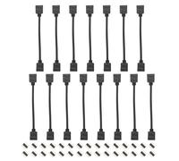 4 Pin 10mm RGB LED Strip Light Connettore Estensione Cavo 300mm Nero 15pz