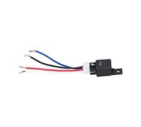 4 Pin Relè Kit Impermeabile Relè Automobilistico Attrezzatura DC 12V 40A Automobilistica in Rame Stagnato in Nylon con Cablaggio