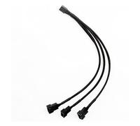4 Pin Y Splitter Cavo 4 Pin PWM Femmina A 3/4 Pin Della Scheda Madre CPU Ventola Cassa del PC Ventola Adattatore di Estensione Cavo Ventola di Raffreddamento Accessorio (Color : 1 to 2 standard)