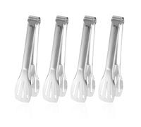 4 pinze alimentari in acciaio inox, pinze da cucina, utensili da cucina, utensili da cucina, per barbecue, buffet, insalata