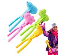 4 Pinze Da Neve Per Bambini - Pinza Per Palle Di Neve, Macchina Per Palle DiNeve, Stampo Per Creatore DiPalle DiNeve Per Le Battaglie Invernali