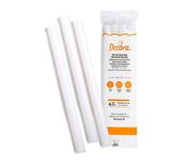 4 Pioli larghi per montaggio torte a piani riutilizzabili Ø 1,8 x 30 cm