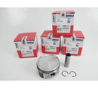 4 Pistone 81,01mm MAHLE Audi Seat Skoda VW 1.8T 20V S3 Apx Bam Apy Aul Amk