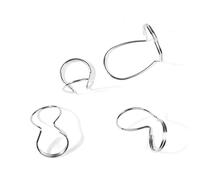 4 plettri per pollice per chitarra in metallo accessori per strumenti musicali farfalla plettri per dita per chitarra