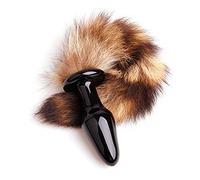 4 PLUS una Cosplay Animal S ex Giocattolo Set Fox coda B Utt P Lug ALIKE inox a N al Plug per le donne