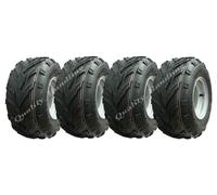 4 - Pneumatici ATV 18x9.50-8 Su Cerchio A Quattro Fori E Marcatura E Per Strada