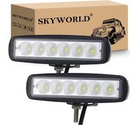 4 Pollici 10Cm 18W LED Di Inondazione Barra Luminosa 2 PEZZI Fari Fendinebbia
