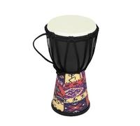 4 Pollici Djembe Drum Portatile Strumento a Percussione, Doumbek per Bambini Adulti Decorazione per La Stanza, Bush Drum Musica Di Ispirazione Africana(4-inch E)