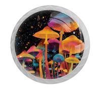 4 pomelli a fungo con viti di 2 dimensioni, maniglie rotonde bianche per cassetti da 35 mm, pomelli per cassetti da cucina e comò, ufficio, armadio da bagno