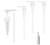 4 pompe dosatrici da 1 l, sciroppo per Best Body Nutrition, colore bianco, riutilizzabili, per pompa da 1000 ml e 28/410