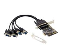 4-PORT DB9 RS232 SERIAL PCIE CARD