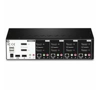 Trendnet TK-440DP switch per keyboard-video-mouse (kvm) Nero, Argento [TK-440DP]