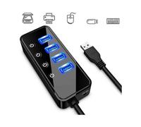4-port Usb 3.0 Hub with 4 Usb 3.0 Data Ports And 1 Usb Smart Charging Port