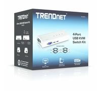4 PORT USB KVM SWITCH KIT NEW