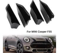 4 Porta interna nera bracciolo portaoggetti organizer per MINI per Cooper F55