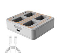 4 Porte Hub di Ricarica Per 3 Batterie Bidirezionali Gestore Ricarica Rapida Accessori Drone Con Stazione Hub Cavo