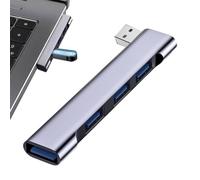 4 porte USB Hub - USB Splitter for Laptop | 4-Port USB 3.0 Hub, USB Hub High-Speed Type-c Splitter, Multiport HUB, Portable USB Splitter for Computer Accessories