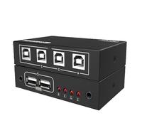4 Porte USB Sincronizzatore, Switch/distributore KVM Tastiera Mouse, Sincronizzatore Di Controllo Del Gioco DNF Multi-apertura, Per Sicurezza/sorveglianza Del Mercato Azionario, Uffici