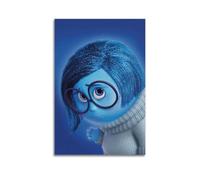 4 poster decorativi da parete del film Inside Out su tela, stampa artistica moderna, per camera da letto, 40 x 60 cm
