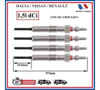 4 Prechauffage Candela 8200682592 A4151590001 1106500Q0E 8200682592 110655687R