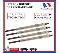 4 Prechauffage Candela Jumper Boxer Ducato Transit Mondeo 2.2 TDCI JTD TDCI