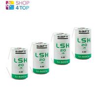 4 Premium Lsh20 U Saldatura Lug D Batterie Al Litio 3.6V 13000 Li-Soci2 France N