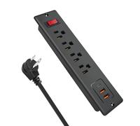 4 prese USB C da incasso da 20 W, cavo di prolunga per computer, ricarica rapida, 1,8 m, per mobili e conferenze hotel