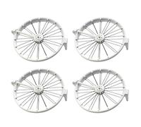 4 protezioni per eliche con atterraggio rialzato e design di ventilazione, anteriore e posteriore, sinistra, destra, guscio rotondo