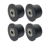 4 Puleggia Cuscinetto Rowing Machine 8mm Interno 4 Puleggia Cuscinetto | 4 inclusi, foro interno 8mm, diametro 41.3mm, materiale metallo/plastica, nero