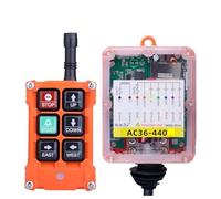 4 pulsanti chiave singola velocità DC 12V-24V paranco industriale senza fili telecomando Ip67 impermeabile gru a ponte,senza Interferenze(AC36-440)