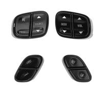 4 Pulsanti Controllo Volante con Indicatore LED Bianco, Connessione Solida, Lunga Durata - Compatibili Trailblazer, Envoy, Rainier, H2m