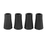 4 punte bastoncini da trekking, protezioni per punte di ricambio in gomma, universali antiscivolo, per bastoncini da trekking, con diametro del foro di 12 mm