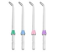 4 punte di ricambio per Flosser Waterpik Water Flosser, testine di ricarica Flosser, testine di ricambio per Waterpik, compatibili con irrigatore orale Waterpik e filo interdentale