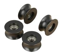 4 Pz 0840UU Tipo U U-Groove Puleggia Rullo Guida Ruota 8x40x20.7mm Poleas Para Cuerdas