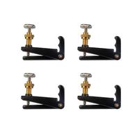 4 pz/1 set 4/4 3/4 Violino Accordatori Fine Hill Style Metallo Stringa di Regolazione Sensibile E Preciso Facile da Installare (Color : 4-4 3-4 Violin Bck)