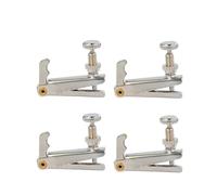 4 pz/1 set 4/4 3/4 Violino Fine Accordatori Hill Style Metallo Stringa di Regolazione Sensibile accessori per violino (Color : 4-4 3-4Violin Chrome)